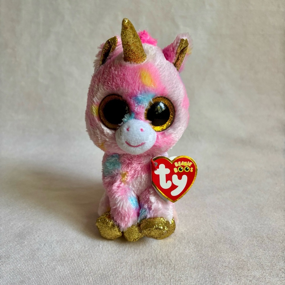 Ty Beanie Boos Fantasia 6” Unicorn Plush Toy